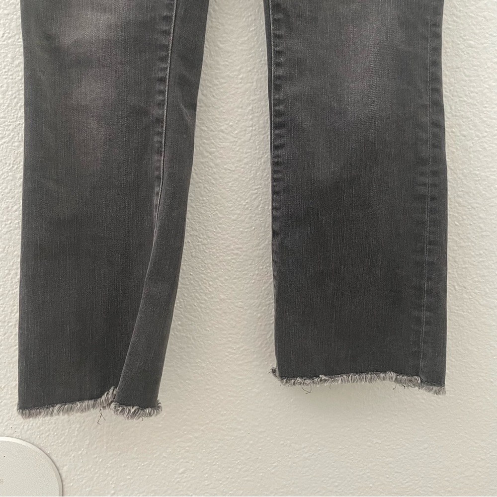 Free People black denim straight leg crop size 27 - Picture 3 of 8